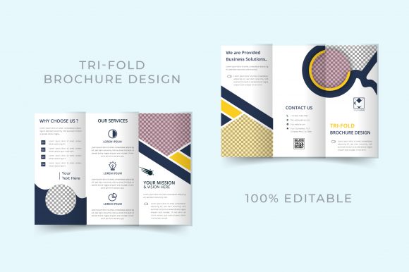 Business Trifold Brochure for Creative Corporate Use