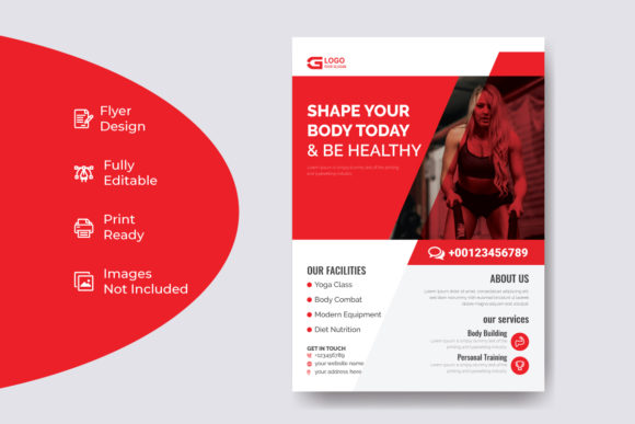 Creative Modern Fitness Training Flyer