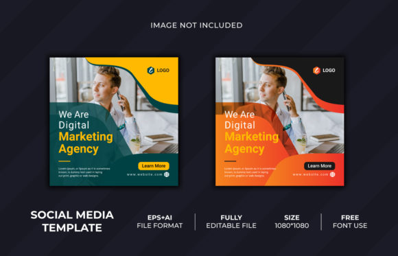 Digital Agency Social Media Template for Better Brand Promotion