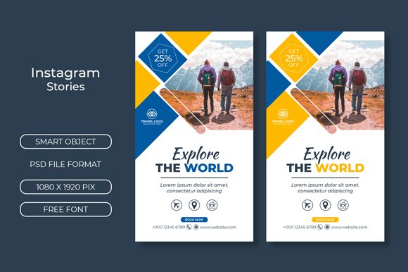 Enhancing Your Travel Brand with a Social Media Stories Template