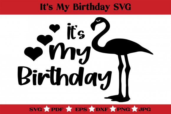 Flamingo BDay SVG for Creative Celebrations