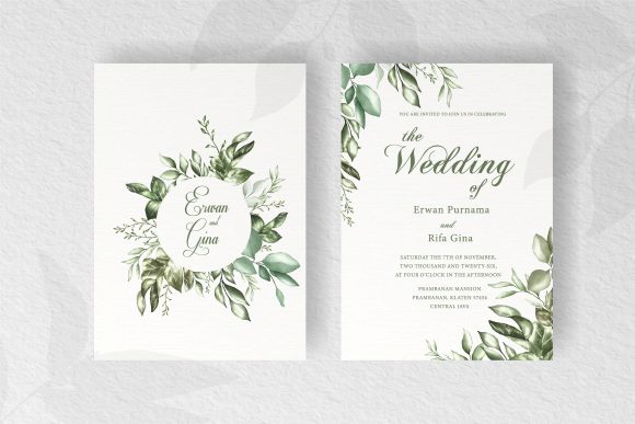 Floral Wedding Invitation Template Card: A Beautiful and Practical Choice for Your Big Day