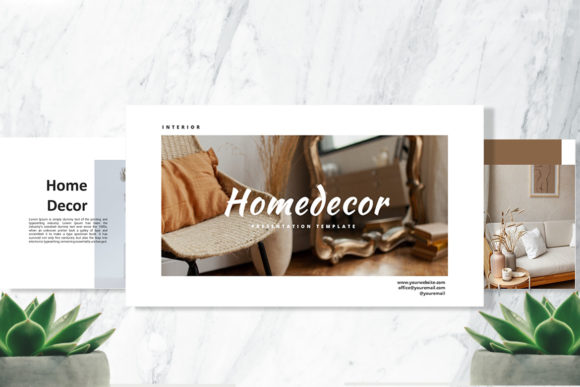 Home Decor - Google Slides Template for Professional and Creative Presentations