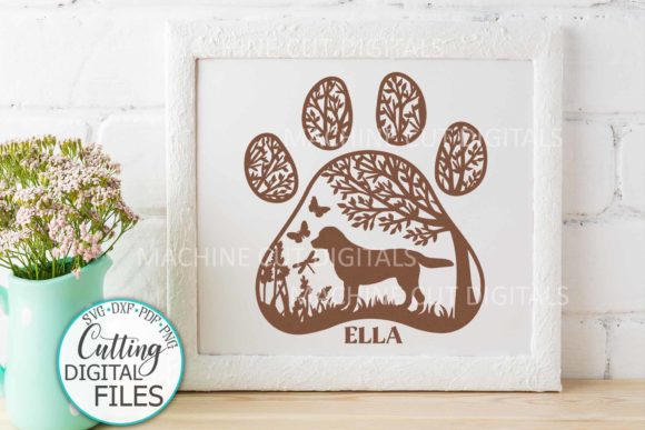 Labrador Retriever Paw Dog Sign – A Unique and Customizable Craft Project for Every Maker