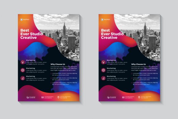 Modern Business Marketing Flyer Design