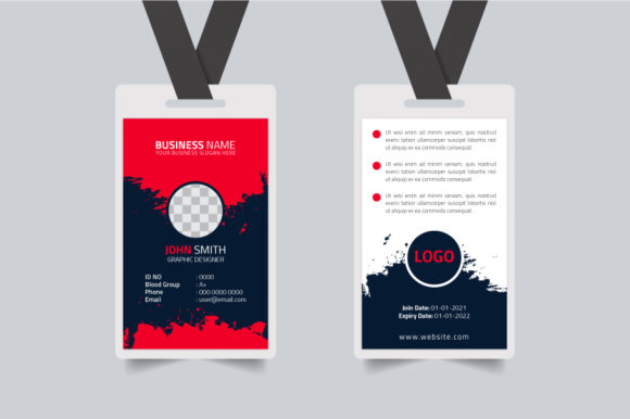 Modern Multipurpose ID Card Design Template for Creative Projects