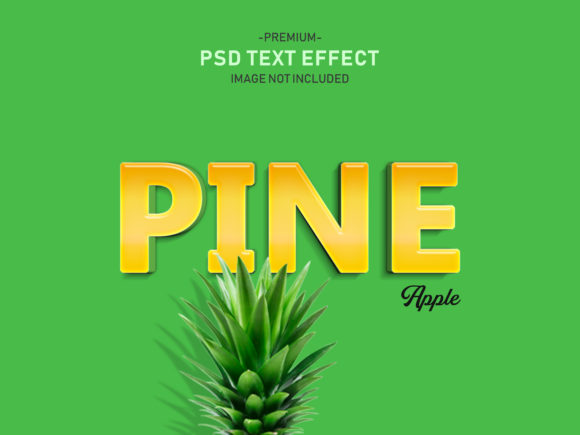 Pineapple Fruit Editable 3D Text Effect: A Versatile Tool for Creative Designers