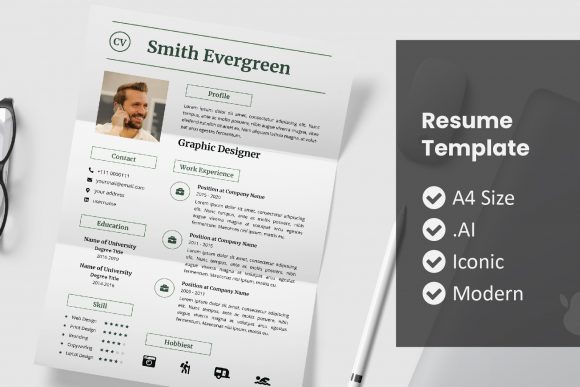 Resume Line Design Template: A Strategic Tool for Making a Strong First Impression