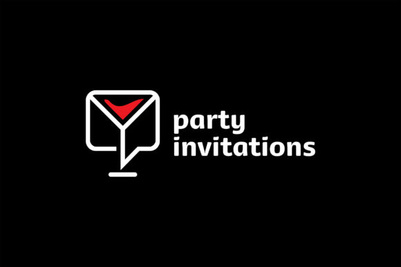 Simple Line Party Event Logo for Your Next Celebration