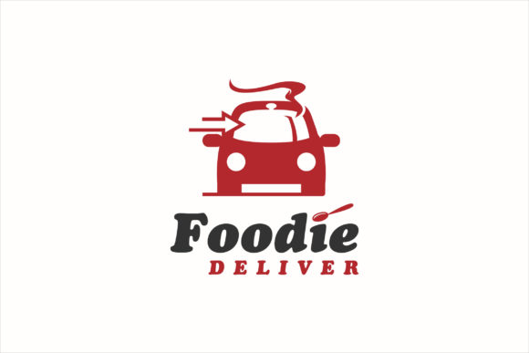 Simple Modern Food Delivery Logo Design for Contemporary Brands