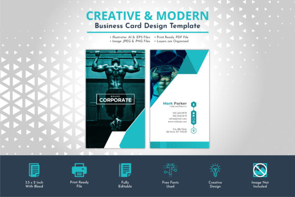 Vertical Gym Business Card Design: A Professional Tool for Branding and Networking