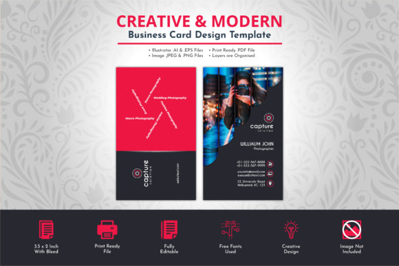 Vertical Photography Business Card: A Modern Tool for Professional and Creative Branding