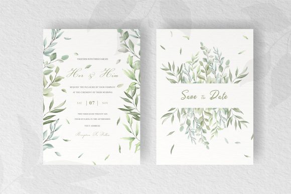 Watercolor Foliage Wedding Invitations: A Timeless and Trendy Choice for Modern Couples